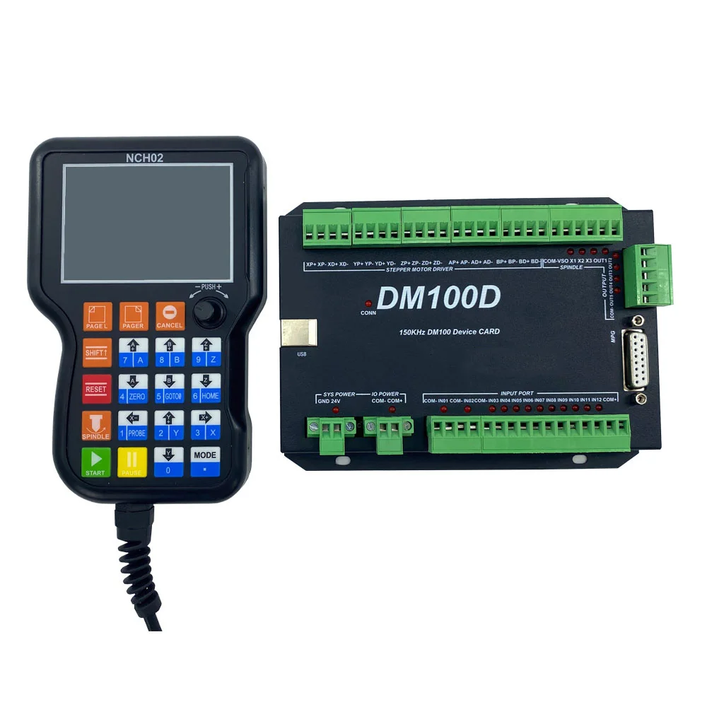 NCH02 обновленная версия DM100 3/4/5 Axis портативный автономный контроллер