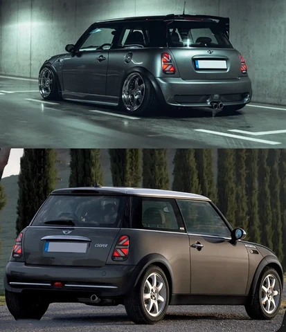 Автомобильный светодиодный задний фонарь для Mini R50 R52 R53 Cooper Задний ходовой фонарь + стоп-сигнал + задний ходовой фонарь + динамический указатель поворота