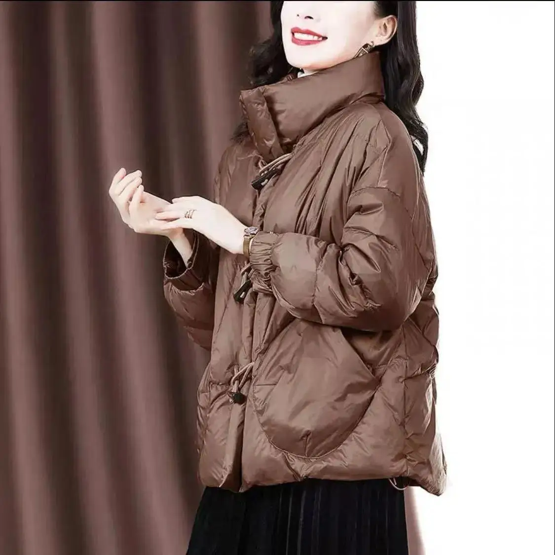 

2022 Новое поступление Модная тонкая женская зимняя куртка с хлопковой подкладкой теплая плотная Женская куртка длинные пальто парка женски...