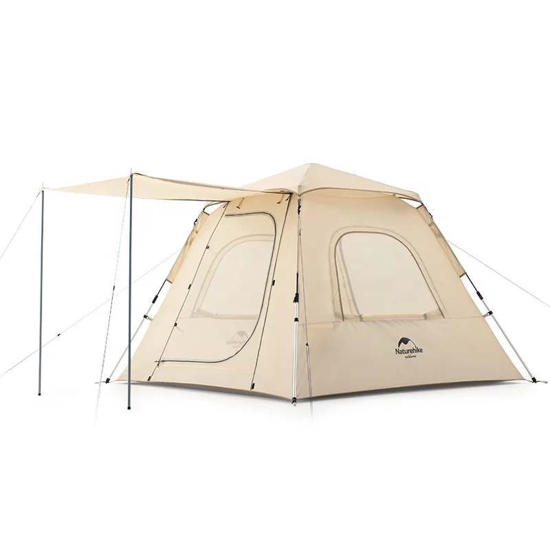 

Naturehike outdoor camping equipments UPF50+ Ango Automatic pop up family tent for 3 man hiking