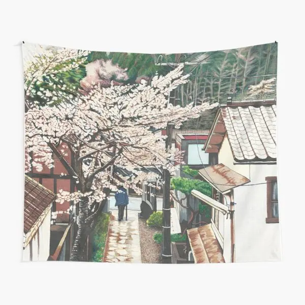 

Гобелен с цветами вишни, домашний декор, дорожное художественное одеяло, коврик для йоги, гостиной, настенное полотенце, украшение для комнаты