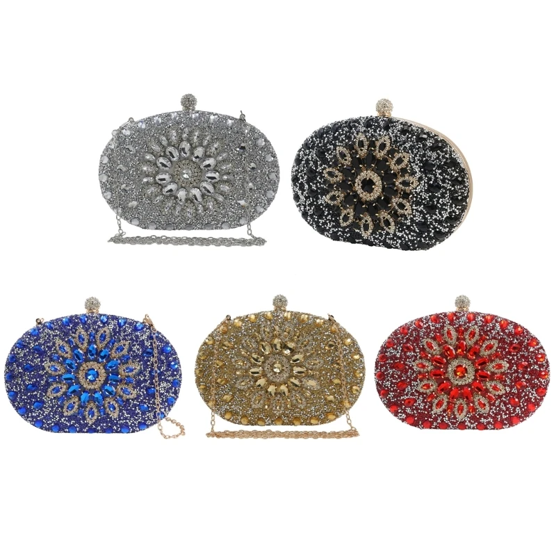 

Women Handbag Wedding Party Evening Bag with Chain Luxury Shoulder Bags Clutch 066F