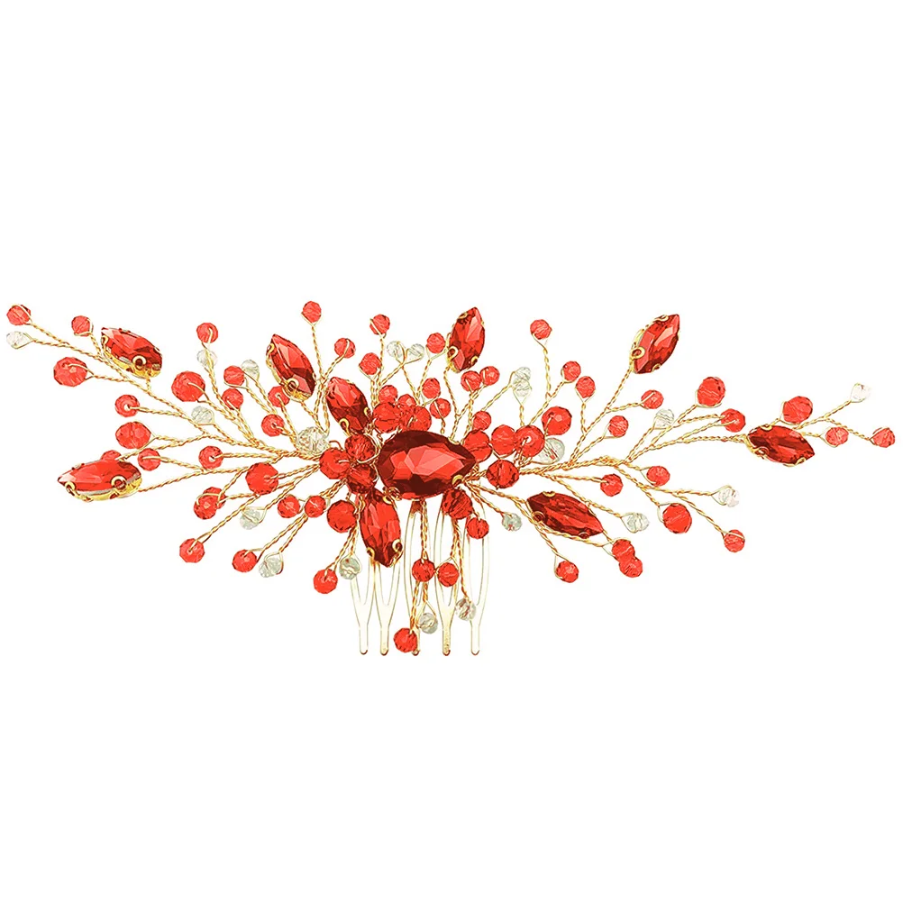 

Свадебный гребень для волос с кристаллами элегантная боковая гребень