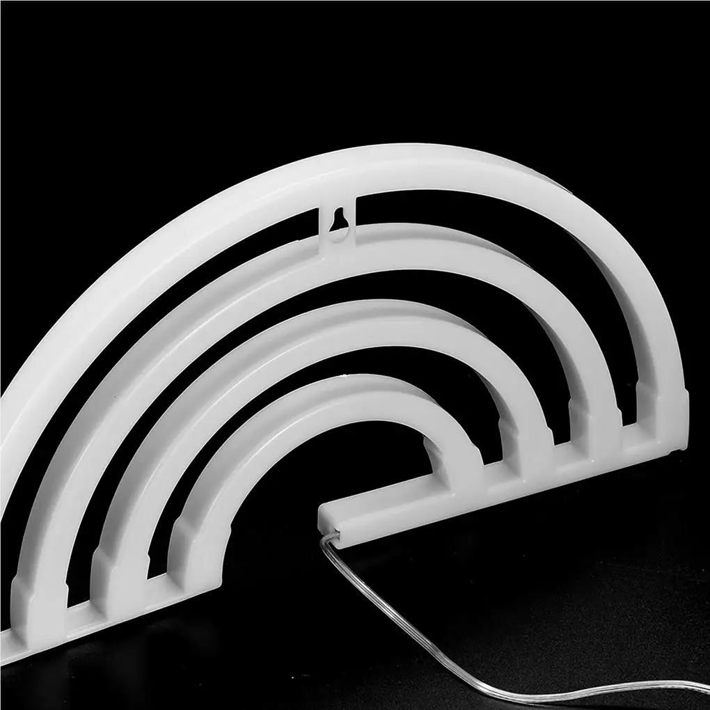 

PC Rainbow Shape Night Light Home Club Bar Atmospheres Lamp Decor
