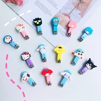 kawaii sanrio nail clipper cartoon hellokitty mymelody kuromi cinnamoroll portable childrens nail clipper girls nail art tool