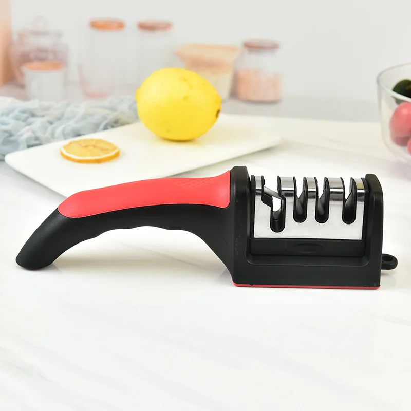 3/4-Stage Type Household Professional Sharpener Replaceable Kitchen Scissors for All Knife Gadgets |