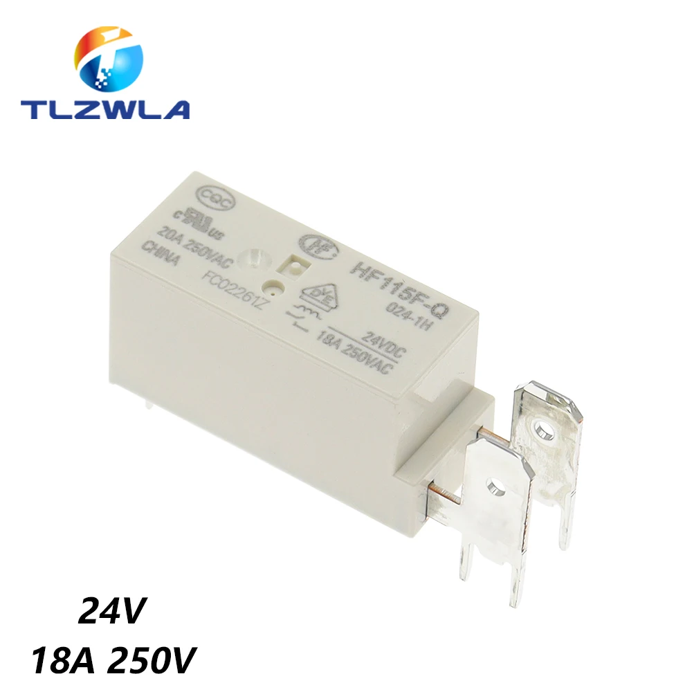 

Реле 48 В, 10 шт., HF115F-Q-048-1H, HF115F-Q 048-1H JQX-115F-Q, 048-1H JQX-115F-Q-048-1H, 05 В постоянного тока, 12 В постоянного тока, 24 В, 18 А, В переменного тока