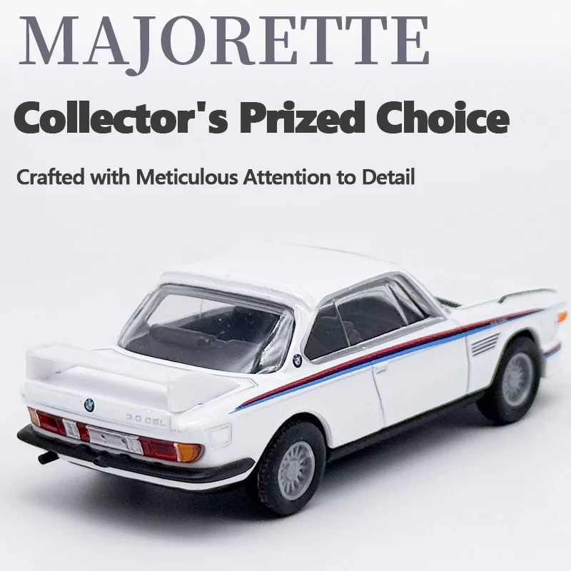 Фото Коллекционные модели автомобилей Majorette Diecast 1:64: BMW 3.0 CSL, Toyota, Bugatti, Porsche 1/64 — высокоточная детализация №4