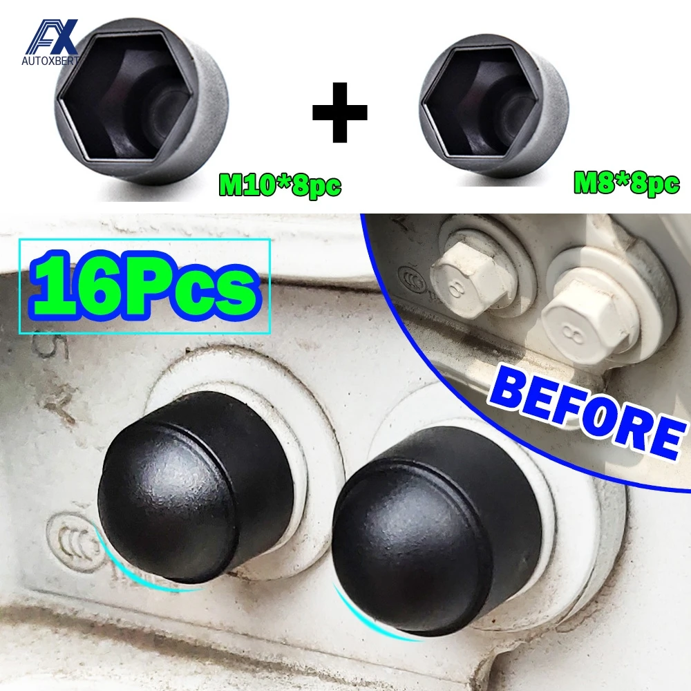 

Универсальный винт Защитная крышка Болты Гайки M8 M10 Автомобильные дверные винты Защитная крышка Защитная крышка дверного замка Петля Крючок Дверной замок