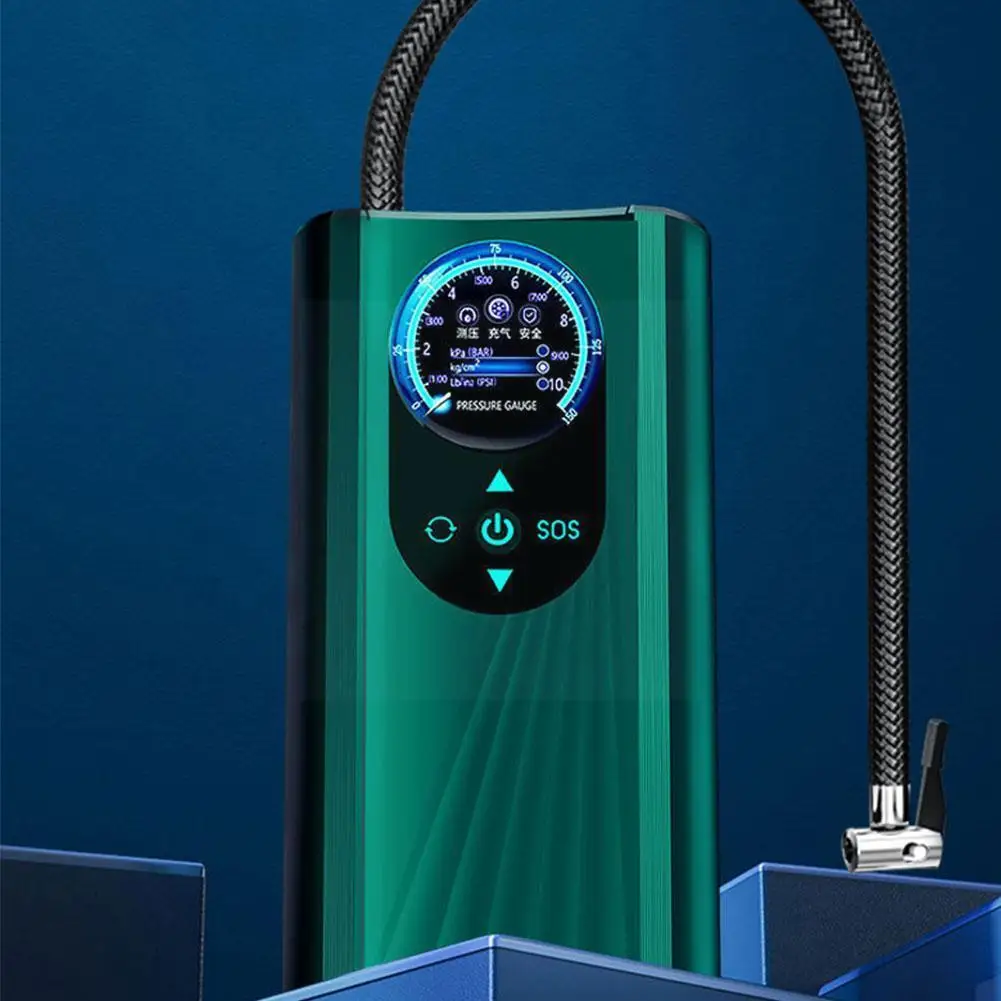 

Car Air Pump 12v Powerful Car Air Compressor Pressure Inflator Electric Pump Air Inflatable Tire Auto Detection Wir B0n2