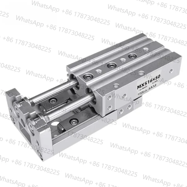 Фото MXS6 MXS8 MXS12 MXS16 MXS20 MXS25 SMC Пневматический направляющий стол Пневматический цилиндр Рельсовый воздушный цилиндр №3