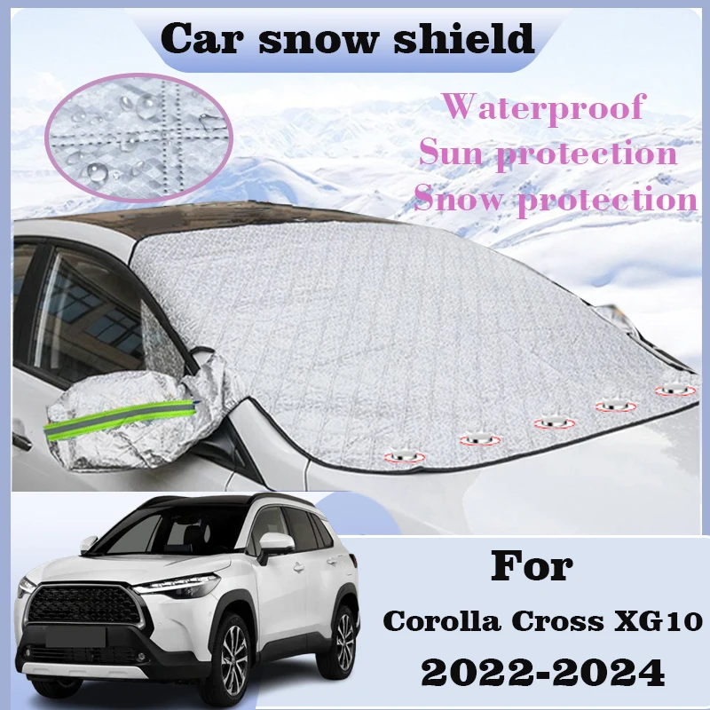 Автомобильные оконные шторы для Toyota Corolla Cross XG10 2022 2024 2023 снежные козырьки