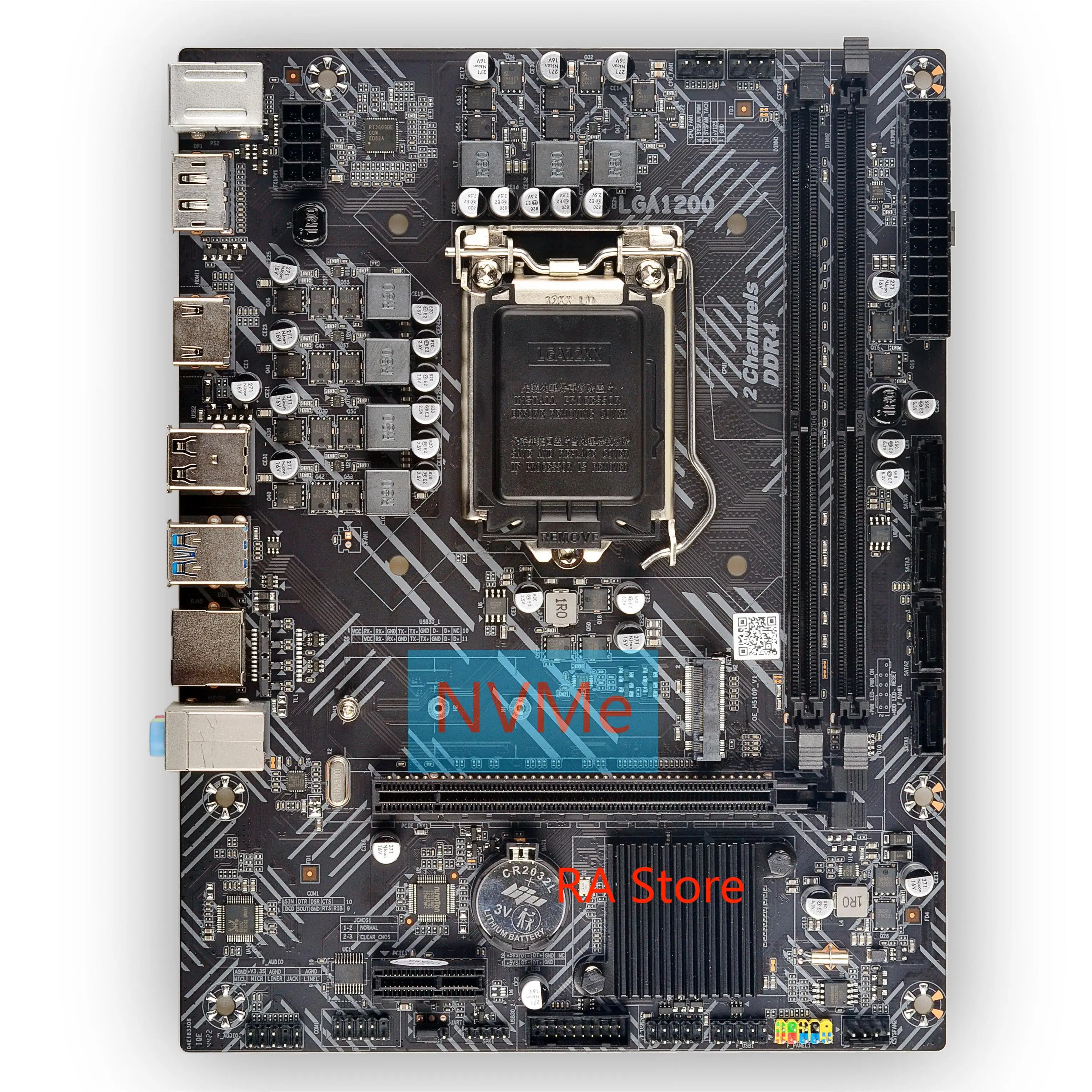 RA Store H510 Motherboard LGA1200 CPU 10/11 Generation Series Processor DDR4 Desktop Memory NVME M.2 Dual Channel