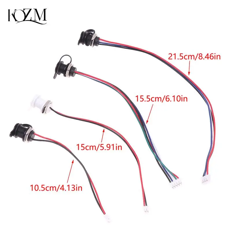 

USB-C 2/4/5-контактный разъем для зарядки высокого тока с накидной гайкой PH2.0, USB-разъем, женский водонепроницаемый гнездовой разъем