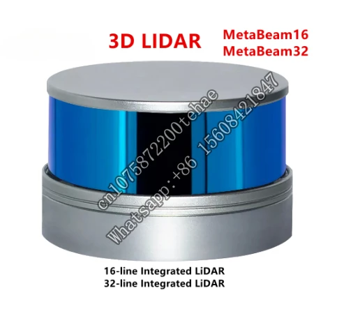 

Richbeam 3D многолинейный lidar датчик MetaBeam16 MetaBeam32 32-линейный интегрированный лидар для автономного вождения и робота