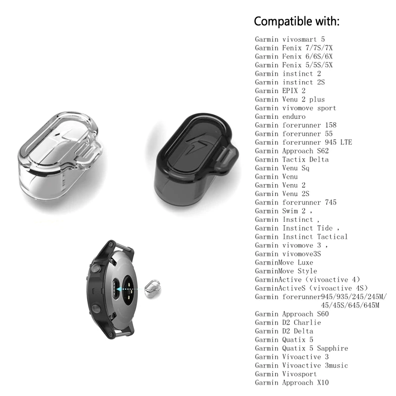

Watch Dust Cover For Fenix 5 6 5X 6X 5S 6S Plus Pro Forerunner 245 935 945 Vivoactive 3 4 Anti-dust Dustproof Plug
