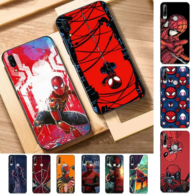 

Bandai spiderman Phone Case for Huawei Y 6 9 7 5 8s prime 2019 2018 enjoy 7 plus