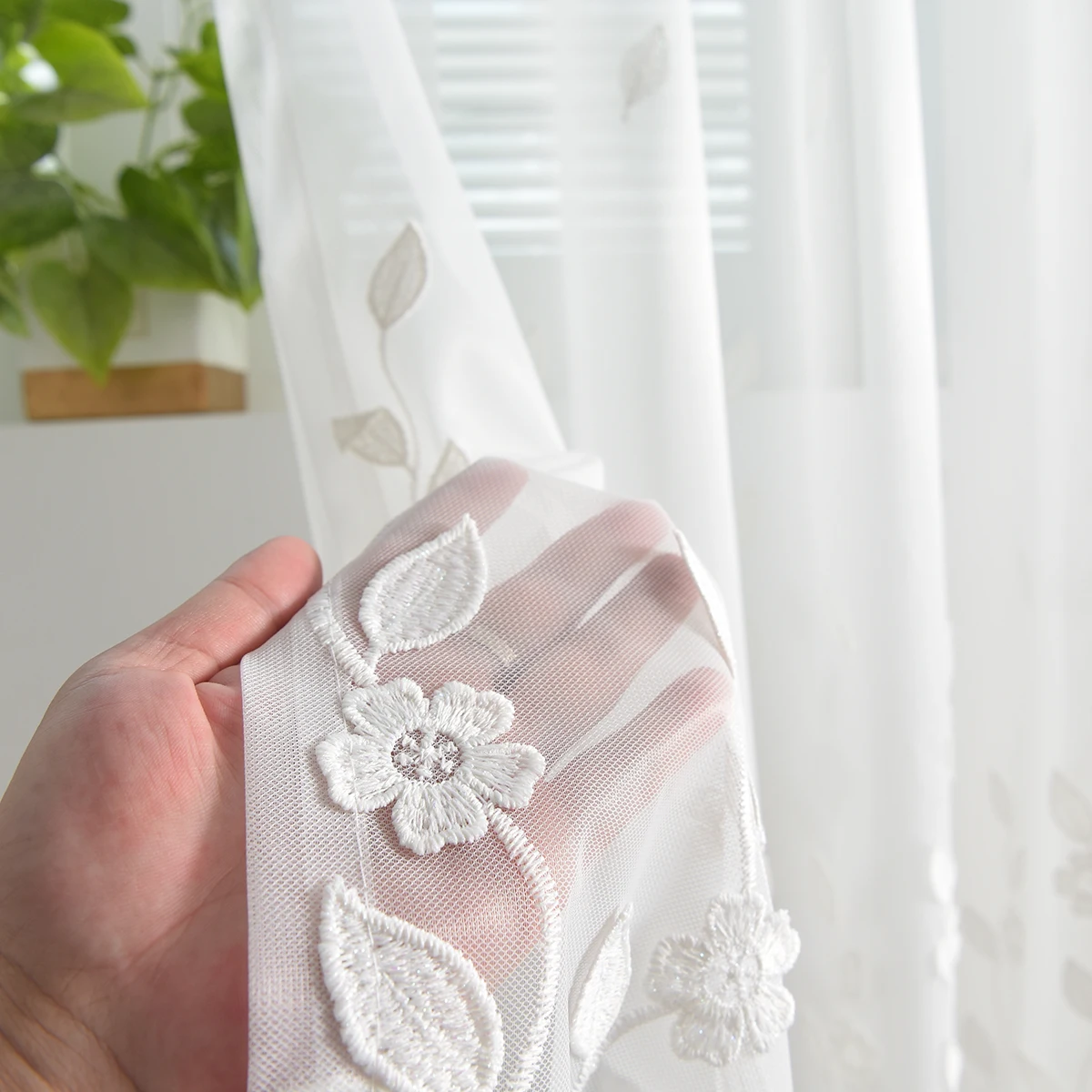 Тюлевые занавески с вышивкой для гостиной современные прозрачные Занавески Из