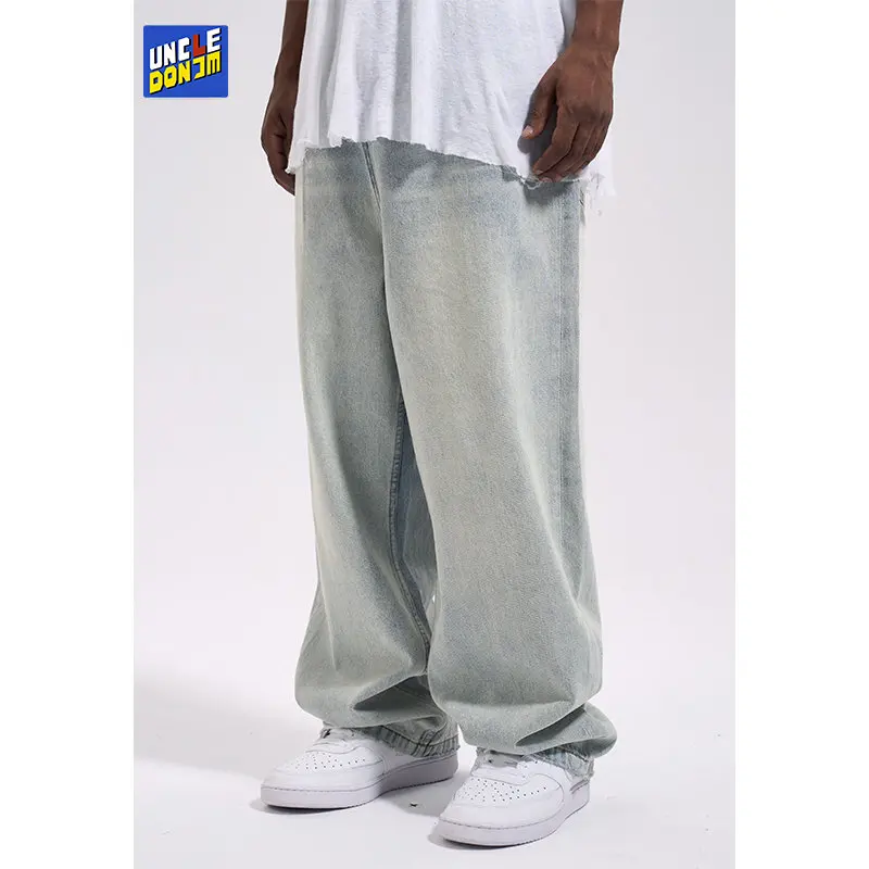 

Washed Vintage Wide Leg Jeans Casual Loose Jeans Daddy Elephant Pants Man Y2k Men’s Jeans Streetwear Men Baggy Jeans