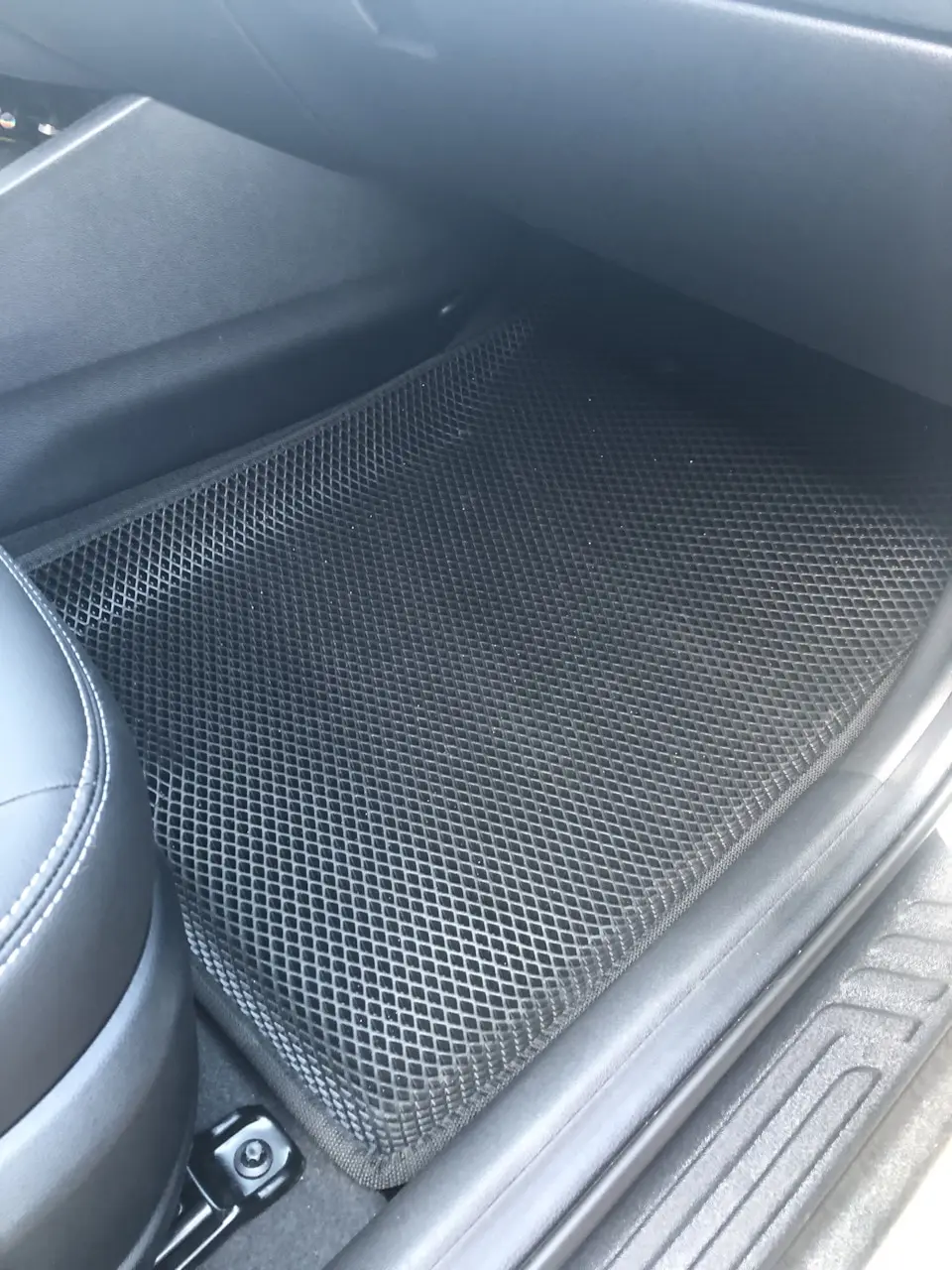 Автомобильные коврики для Toyota Land Cruiser Prado 120 2002-2009, мини-ромб из пены EVA с ячеистой структурой.