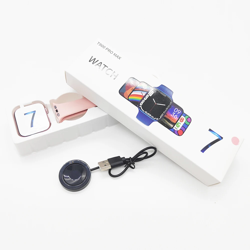 Original IWO T900 Pro Max Smart Watch Men Full Touch Screen BT Call Women Waterproof SmartWatch Clock for Apple Android Phone