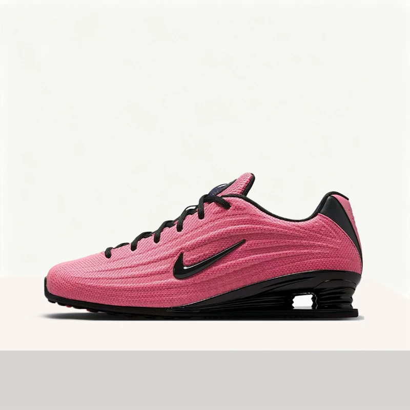 Фото Кроссовки Nike SHOX Z Classic: модные, прочные, легкие и удобные повседневные кроссовки с низким верхом для женщин - розовые HQ7540-601 №1