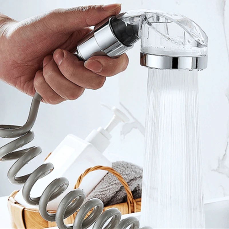 

New Arrival High Pressure Water Saving Washing Hair Basin Faucet External Shower Head Bathroom Handheld Washing Hair Artifact