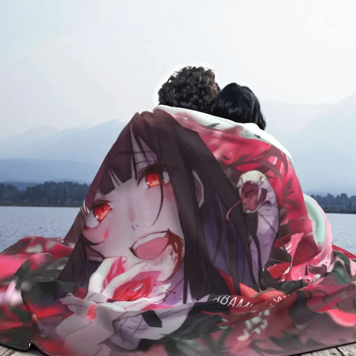 Kawaii Jabami Yumeko одеяло покрывало Kakegurui японское аниме шерстяное летнее освещение