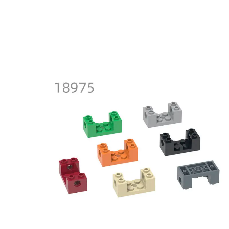 38 шт. детали MOC 18975 774538 специальный Кирпич 2x4x1 1/3 с отверстиями и 2x2 вырезами