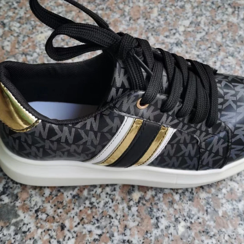 Middle-aged and Elderly Mothers, Sports and Leisure Shoes for Women  Lace Up Sports Shoes Women's 2023 New Letter Casual Shoes