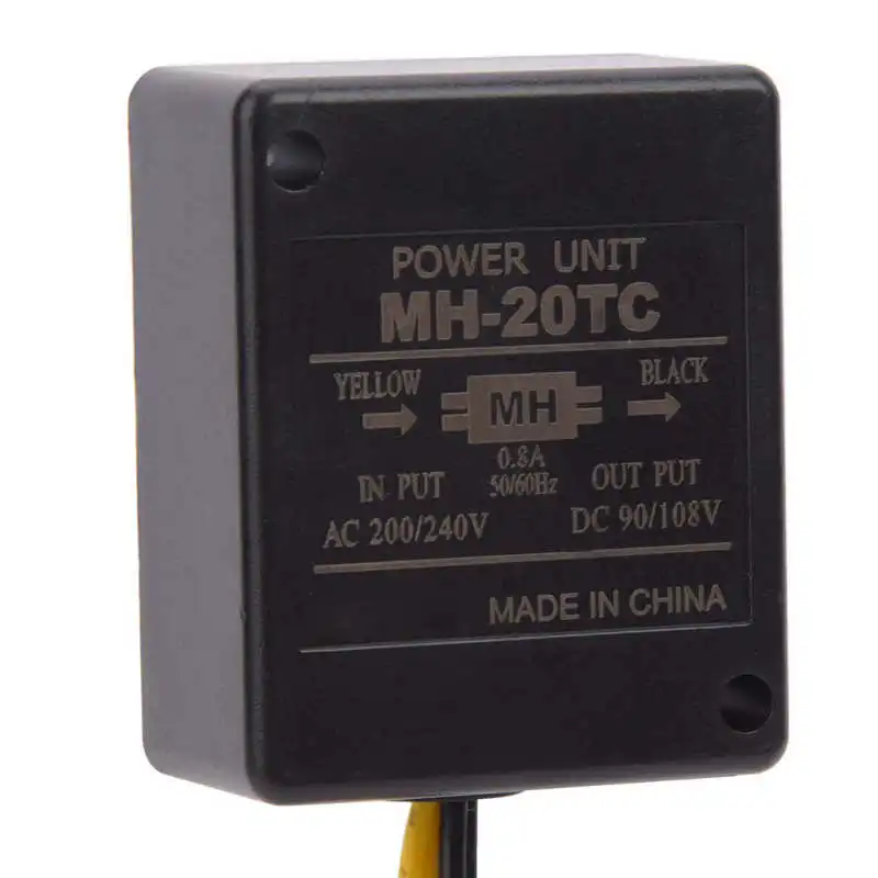 

MH-20TC Fast Motor Brake Rectifier AC200V/240V Input DC90V/108V Output 0.8A 50Hz/60Hz Thickened Aluminum Bottom Plate Low Noise