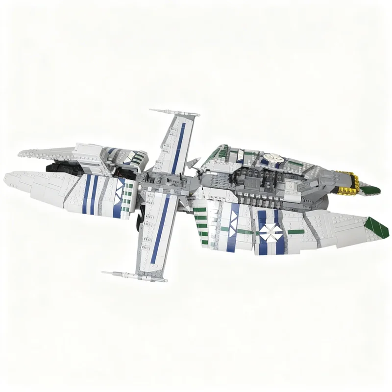 Фото 3043 детали MOC UCS Модель звездного фрегата класса 