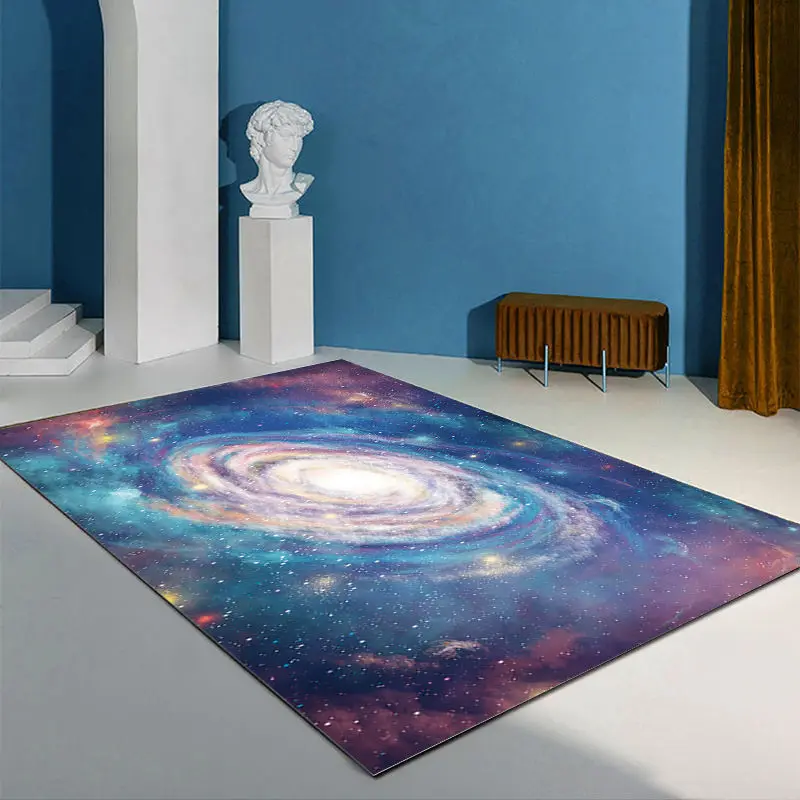 

Creative Starry Sky Rug Modern Home Living Room Rugs Sofas Coffee Tables Mats Children's Room Decoration Bedroom Carpet Washable