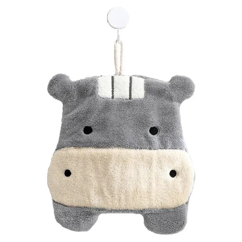 Толстое впитывающее банное полотенце из кораллового флиса для детей с милым