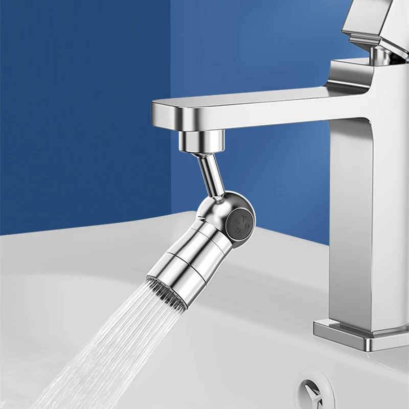 

1pc Faucet Aerator Durable Metal High Pressure Spray Head Practical Dual-function Faucets Rotatable Adapter Bathroom Tools