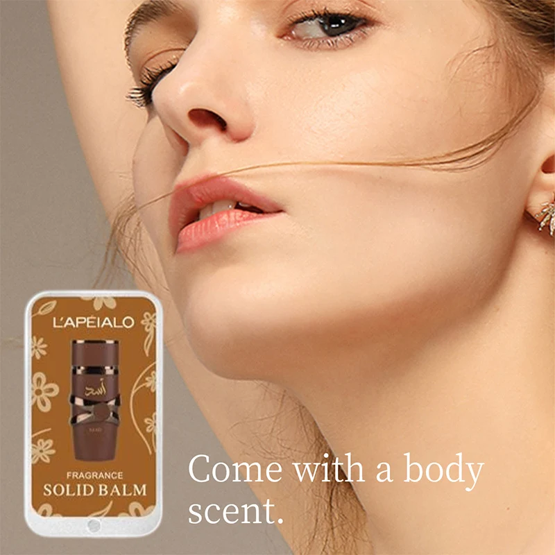 Фото Духи арабского бренда, унисекс, стойкий цветочный аромат, древесный тон, портативный натуральный свежий твердый парфюм, очаровательный парфюм для свиданий №4