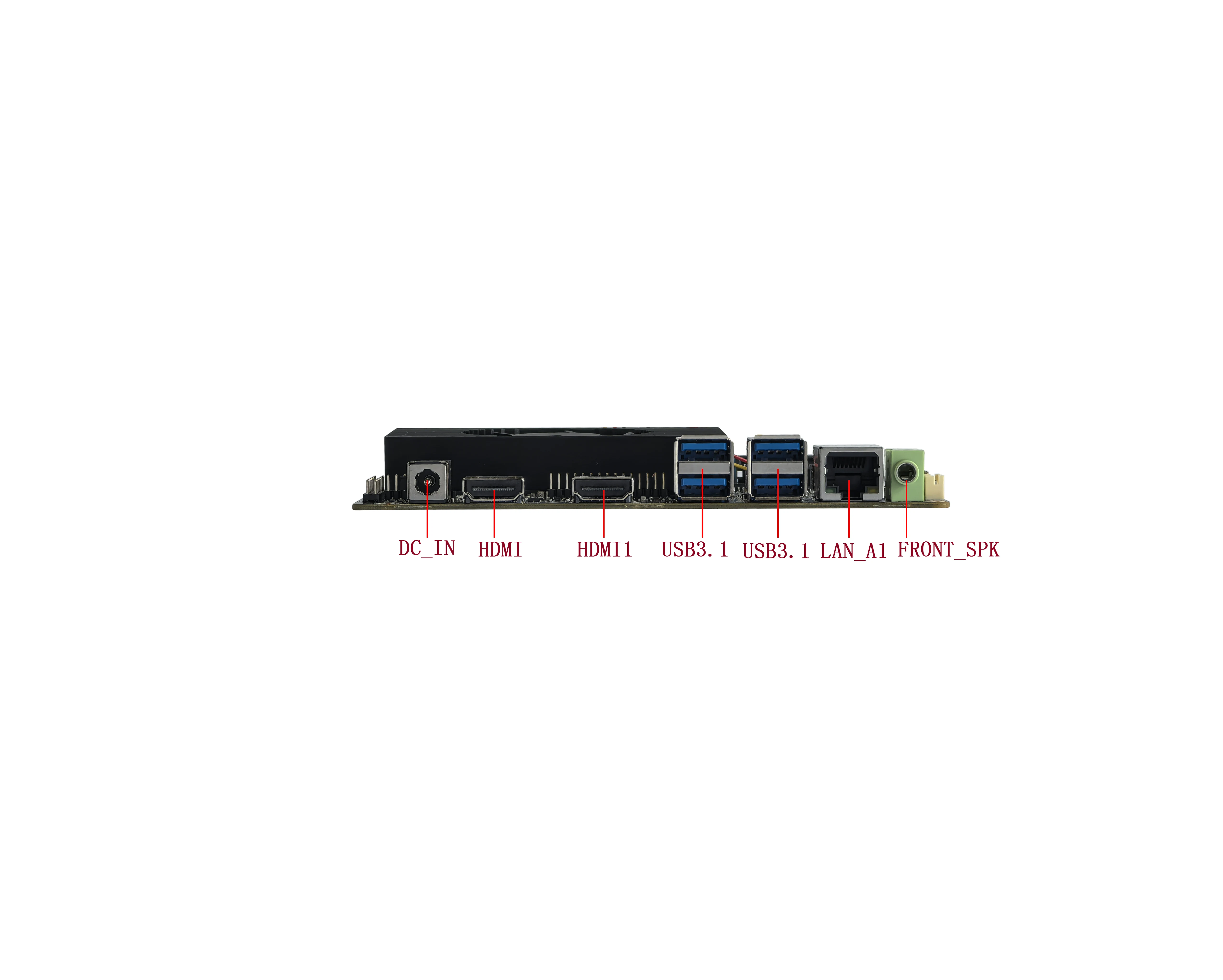 Фото Материнская плата ELSKY NEW с графикой HD Graphics 510/520, I3-6100U, H-DMI, USB3.2, питание DC 12V~24V, Wi-Fi, ОЗУ 32 ГБ, M.2 NVME, SATA №4