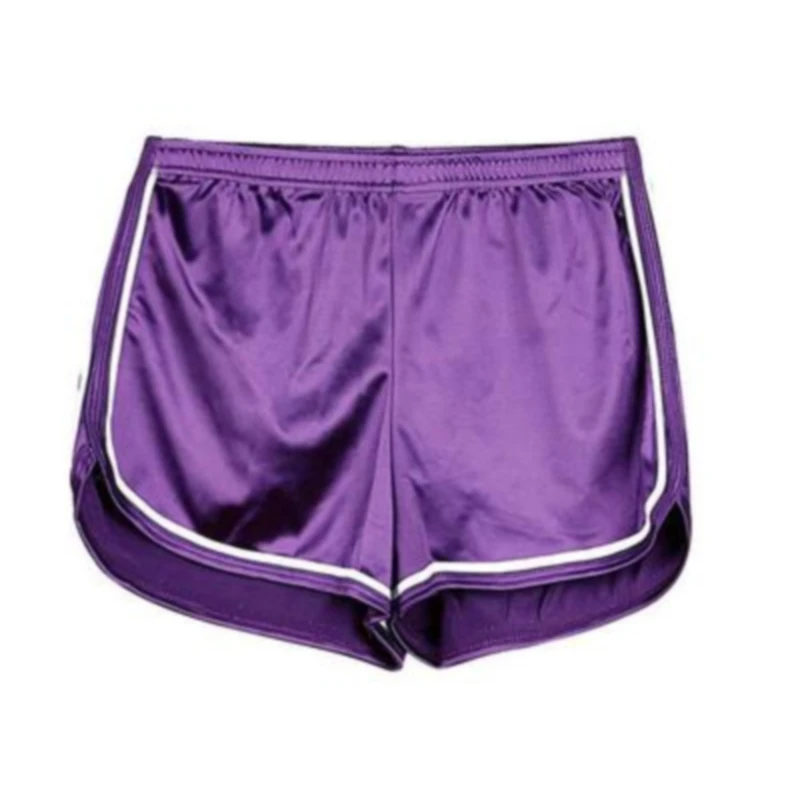 

Women Leisure Shorts Wild Smooth Shorts Summer Elastic High Waist Sports Shorts European And American Style Fashion Casual