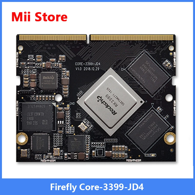 

Firefly Core-3399-JD4 RK3399 Six-core AI Core Board NPU Artificial Intelligence Edge Computing Android Linux Industrial Panel