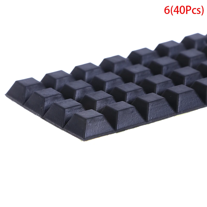 

Резиновые ножки для мебели HELTC, черные, 40 шт.