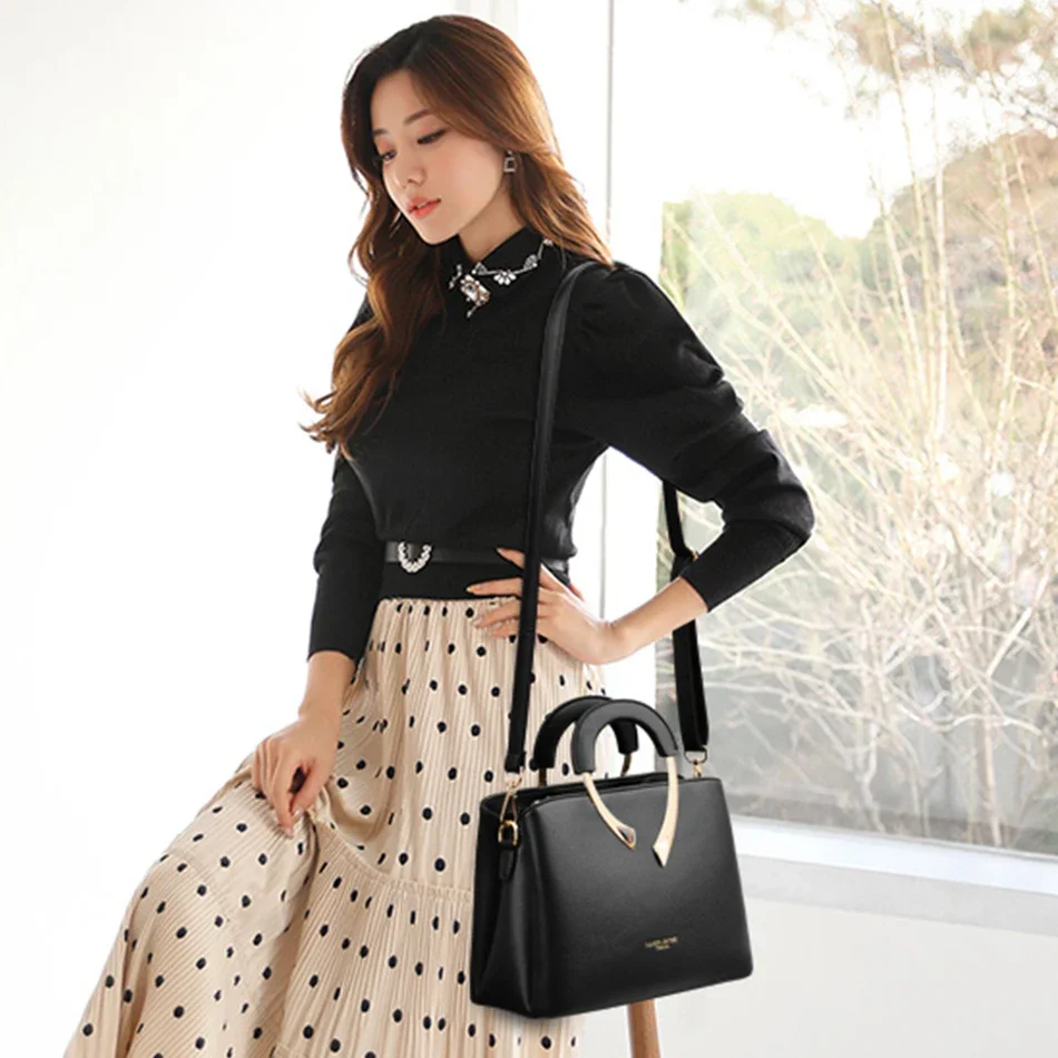 Летние стильные кожаные сумки через плечо для женщин 2024 Роскошные Женские