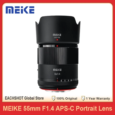 Meike 55 мм F1.4 Автофокусный APS-C Портретный объектив с большой апертурой для камер Sony E Nikon Z Fuji X Mount
