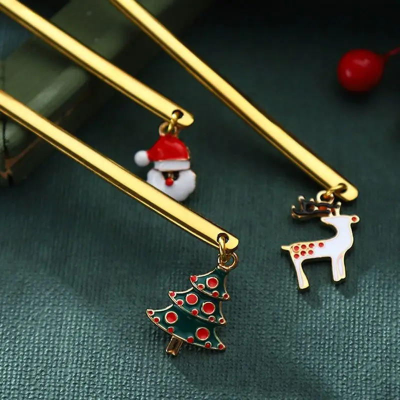 

6pcs Stainless Steel Christmas Coffee Spoon Ice Cream Soup Sugar Dessert Mixing