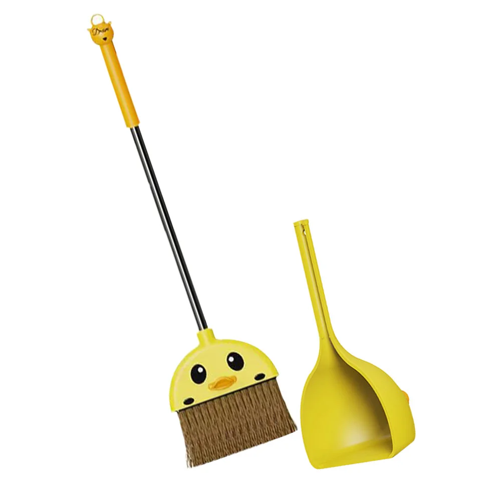 

Toddler Toys Children Cleaning Playset Broom Kids Accessories Kindergarten Dustpan Small