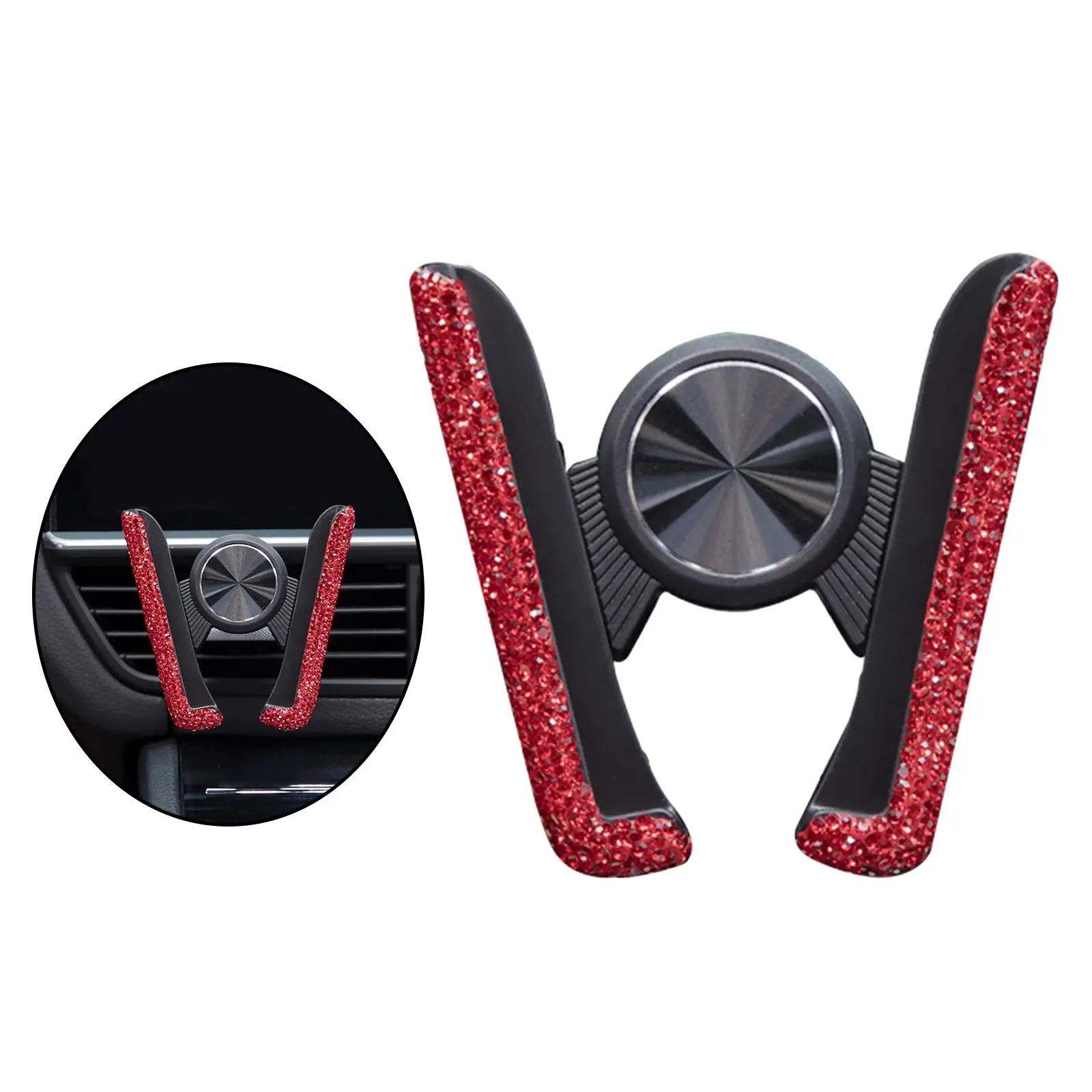 

Automotive Phone Holder Mount Automobile 360° Rotatable Convenient to Clamp Gravity Design Handsfree Smartphones Support Bracket