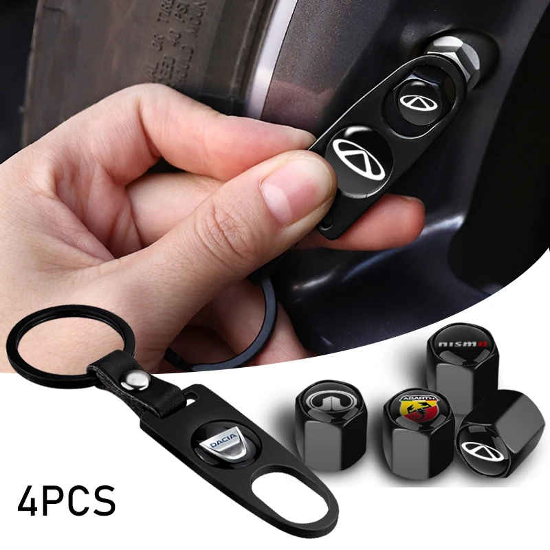

Car Tyre Valve Caps with Keychain Tool for MG 6 350 42 550 ZT 7 ZS HS GS 3 TF 5 RX5 RX8 ZR GT Car Accessories Decoration Goods