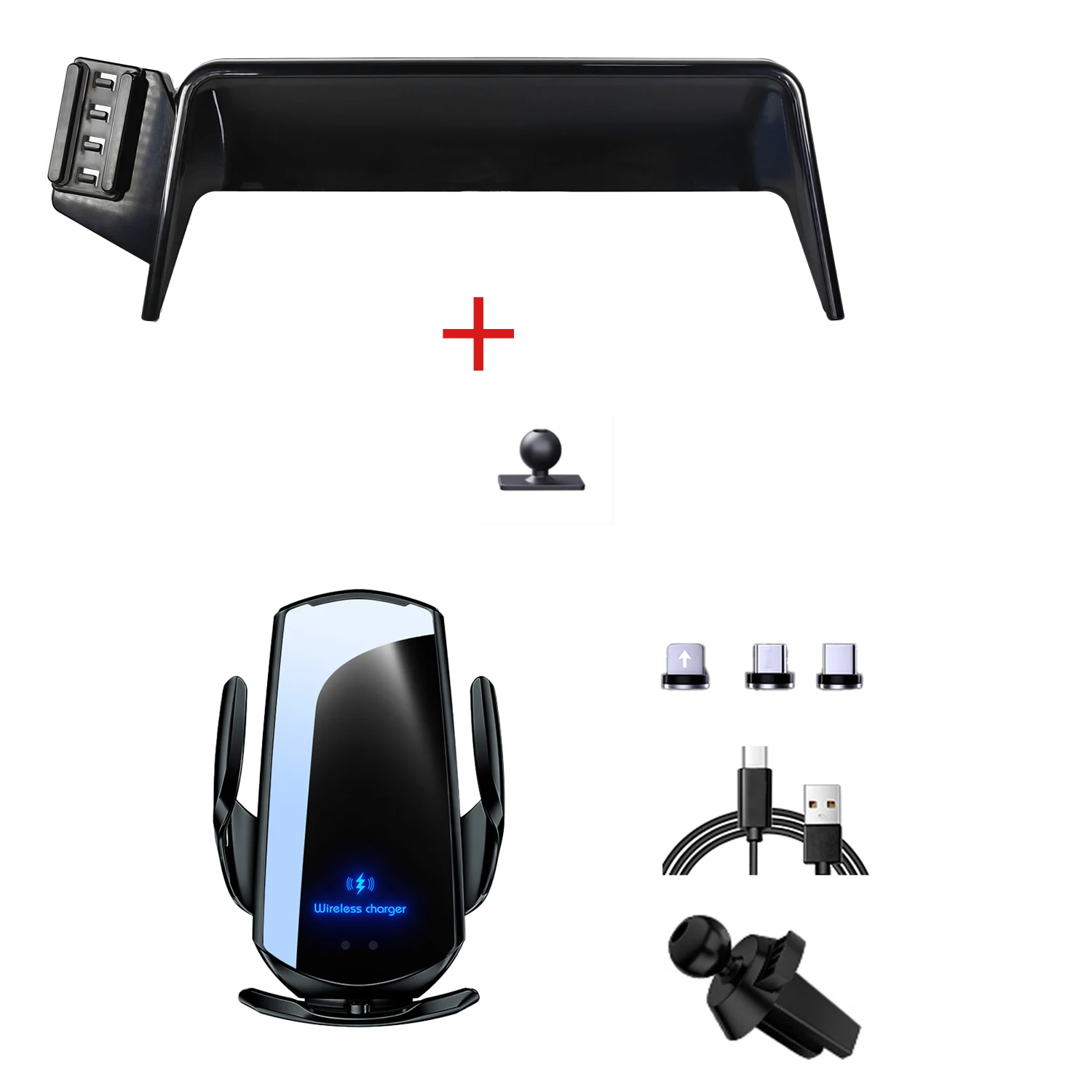 

Автомобильный держатель телефона для Nissan Rogue T33 2021-2023, 8-дюймовая панель экрана, фиксированная база, 15 Вт, держатель для телефона с беспроводной зарядкой, автомобильное крепление