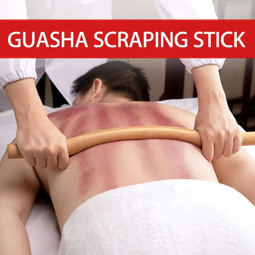 

Wood Body Scraping Stick Back Shoulder Neck Leg Fat Burner Meridian Cellulite Massager Scraper Body Therapy Slimming Guasha Tool