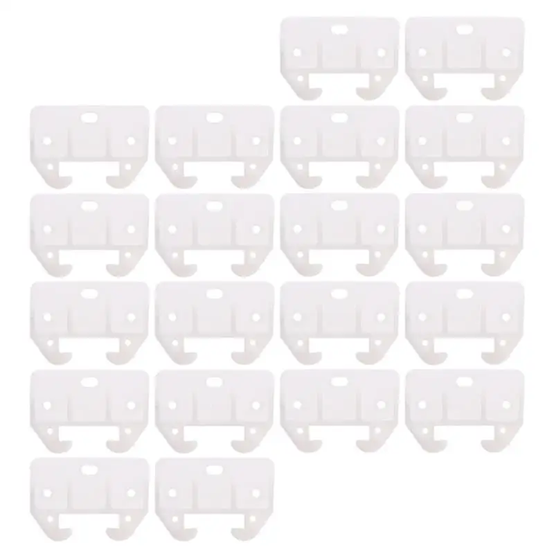 

20pcs Drawer Guide Drawer Glide Replacement Parts Drawer Track Slide Kit Single Track Drawer Slides Drawer Replacement Track