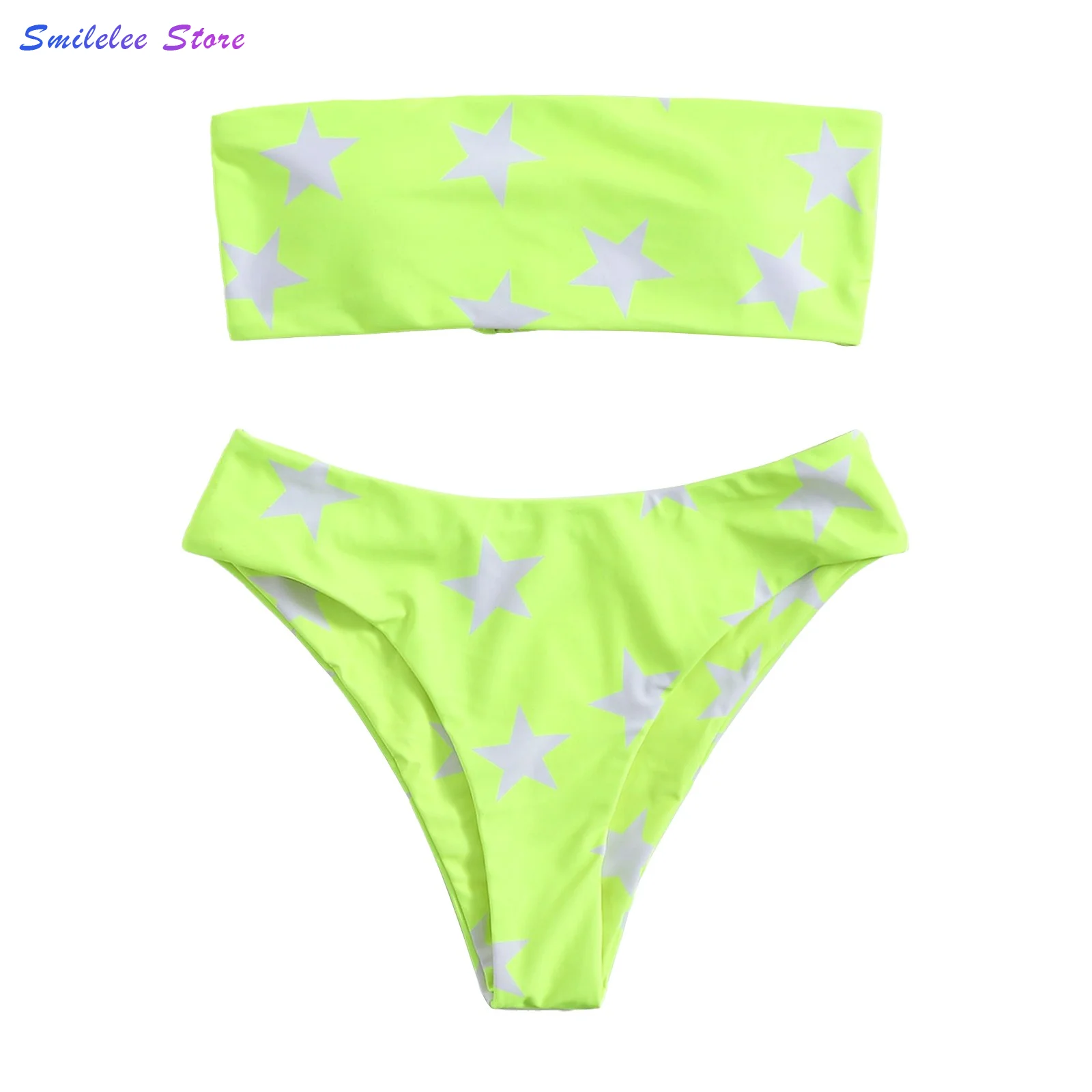 

Coqincy женский раздельный Купальник с принтом облегающий сексуальный Бразильский бикини темпераментная пятиконечная звезда бикини купа2022 Н...